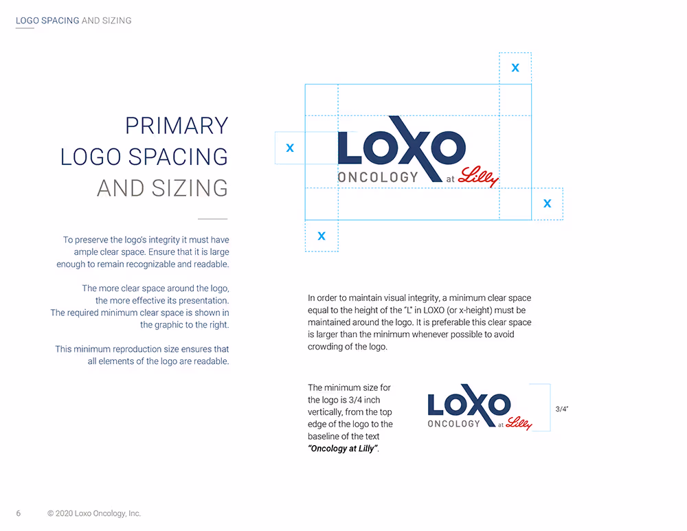 Loxo@lilly brand book page