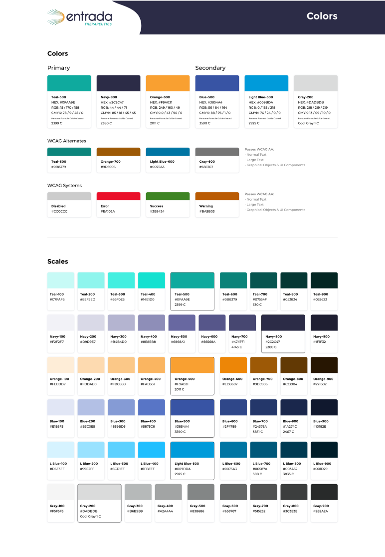 Entrada therapeutics web style sheets